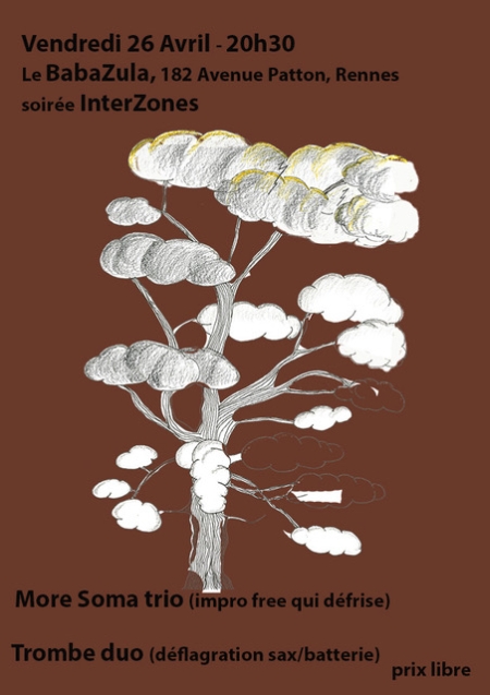 MORE SOMA et TROMBE, le 26 avril 2024 au Babazula, Rennes.