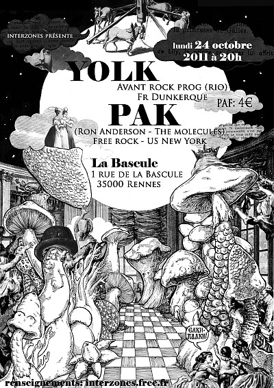 Yolk et Pak concert à Rennes